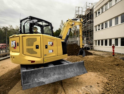 Cat 306 mini excavator