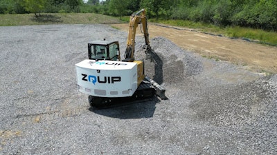 ZQuip is advancing the concept of converting diesel-powered construction feelts into zero-emission machines.