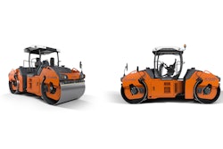 static shot Hamm's HD+ 120i V-VIO and HD+ 120i VIO-2 HF tandem rollers