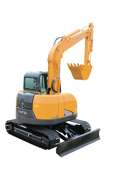 studio image Kato HD308 mini excavator