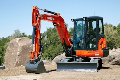 Kubota KX040-4 mini excavator