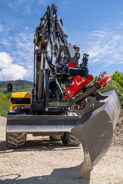MECALAC Tiltrotator MR50 mini excavator