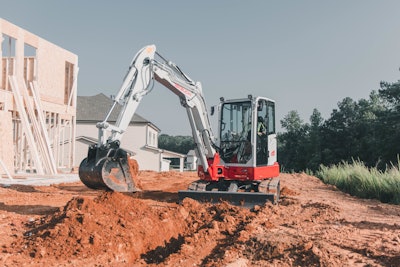 Takeuchi TB350R mini excavator