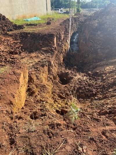 collapsed trench knoxville tenn. where worker died