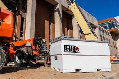 Western Global’s FuelCube is available in 250-, 500-, 1,000- and 1,800-gallon sizes.