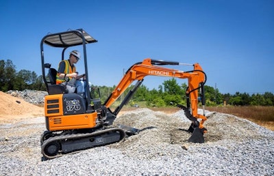 バッグ Techi Hitachi updates compact excavator line to improve comfort