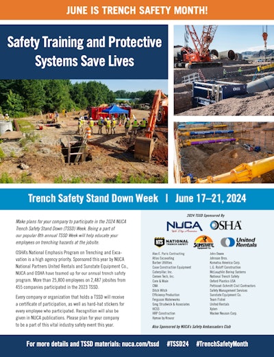 flier trench safety month 2024