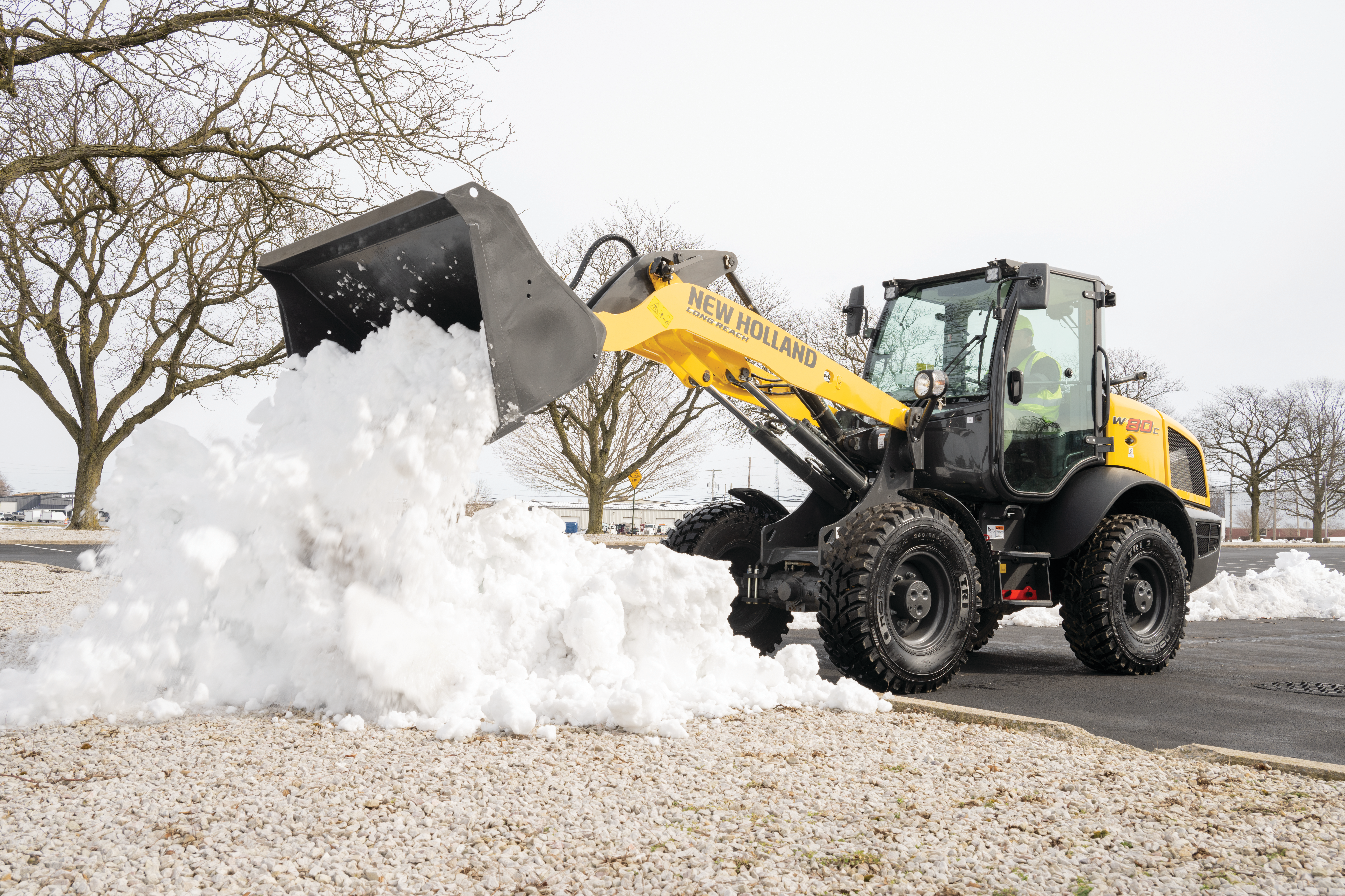 New Holland Construction W80C LR compact wheel loader