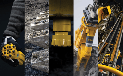 Epiroc construction and mining tools and attachments
