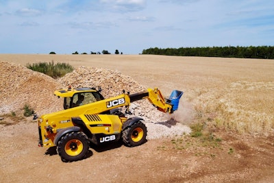 Auger Torque Cone Crusher on a JCB Telehandler