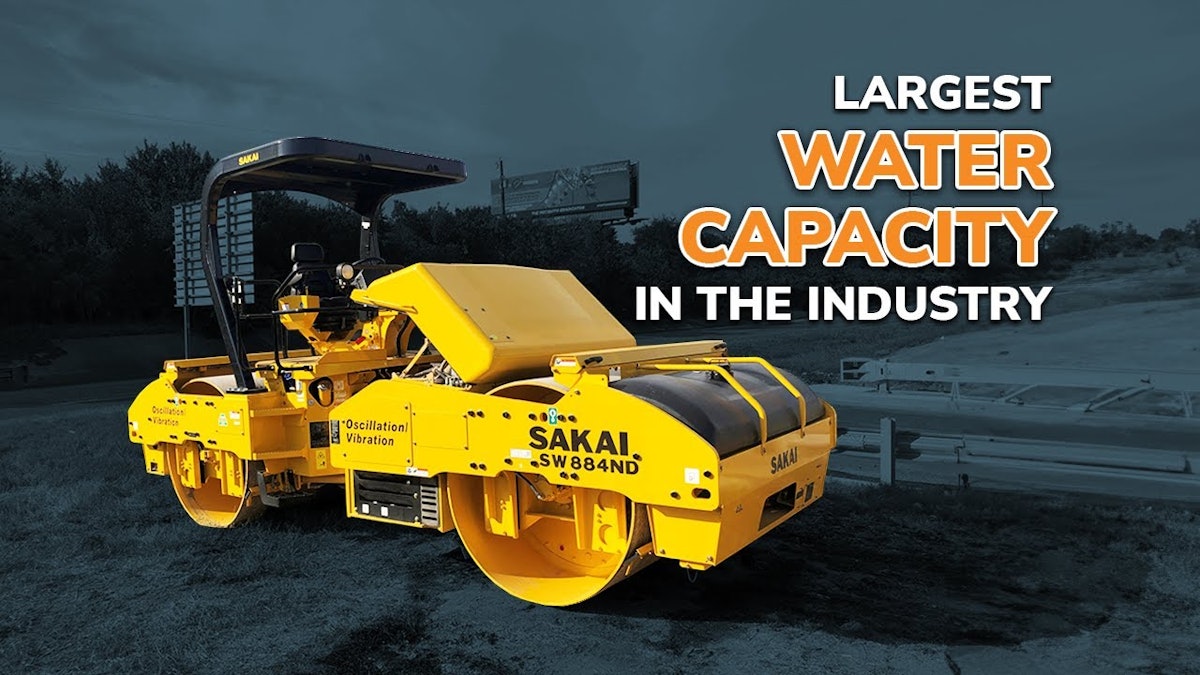 Video: Sakai intros SW884ND roller with object-detection auto-brake