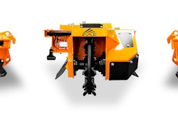 FAE SCL/RCU stump cutter for remote controlled tracked carriers