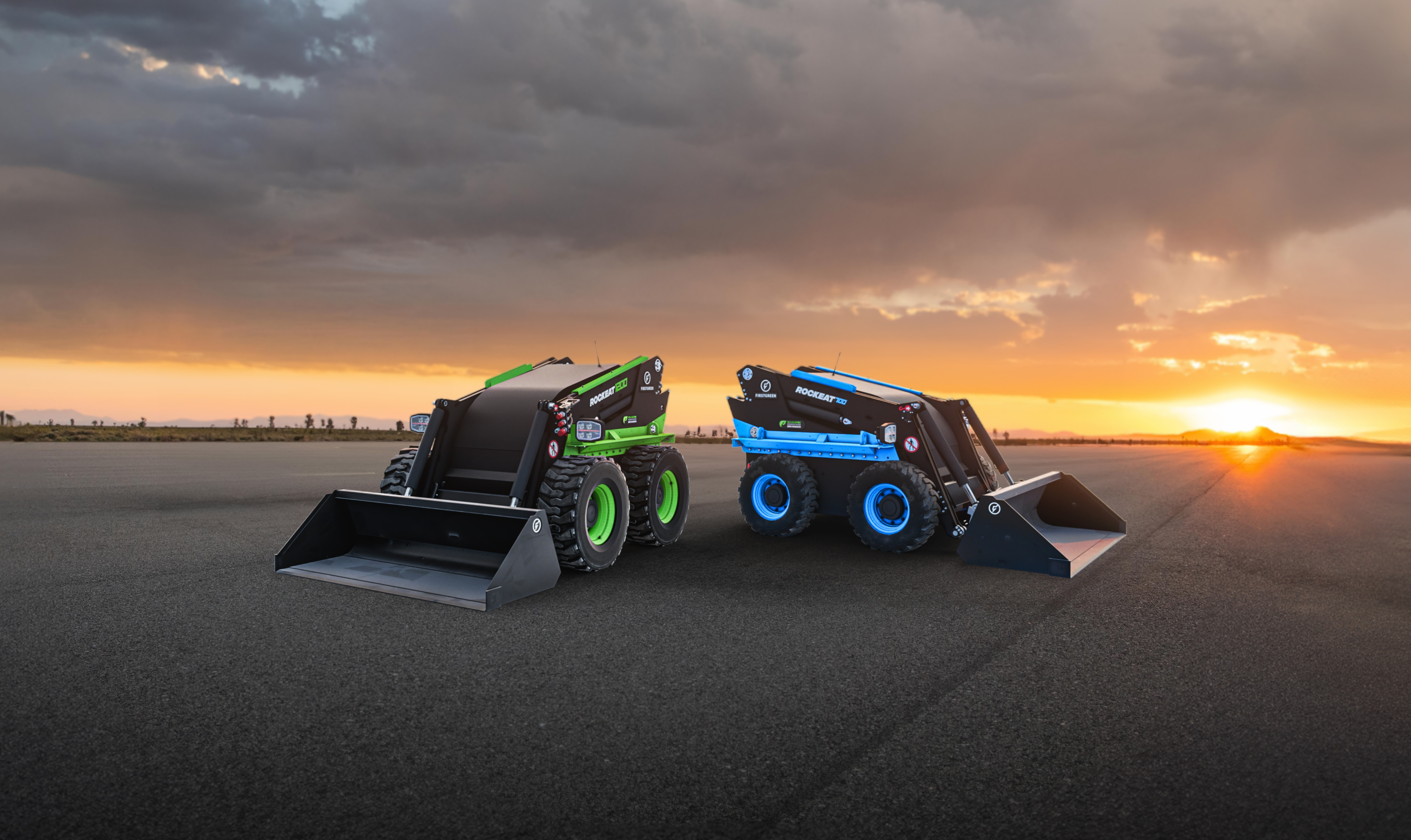 Firstgreen launches Rockeat remote-control, electric skid steers
