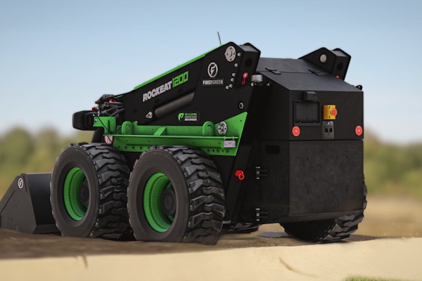 Firstgreen Rockeat electric skid steer hero image