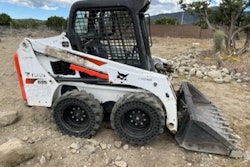 stolen bobcat skid steer found on property in Pinon Hills Calif