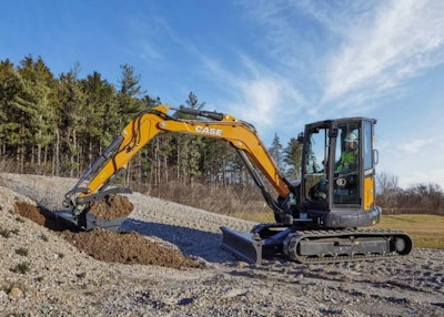 Case CX50D Mini Excavator