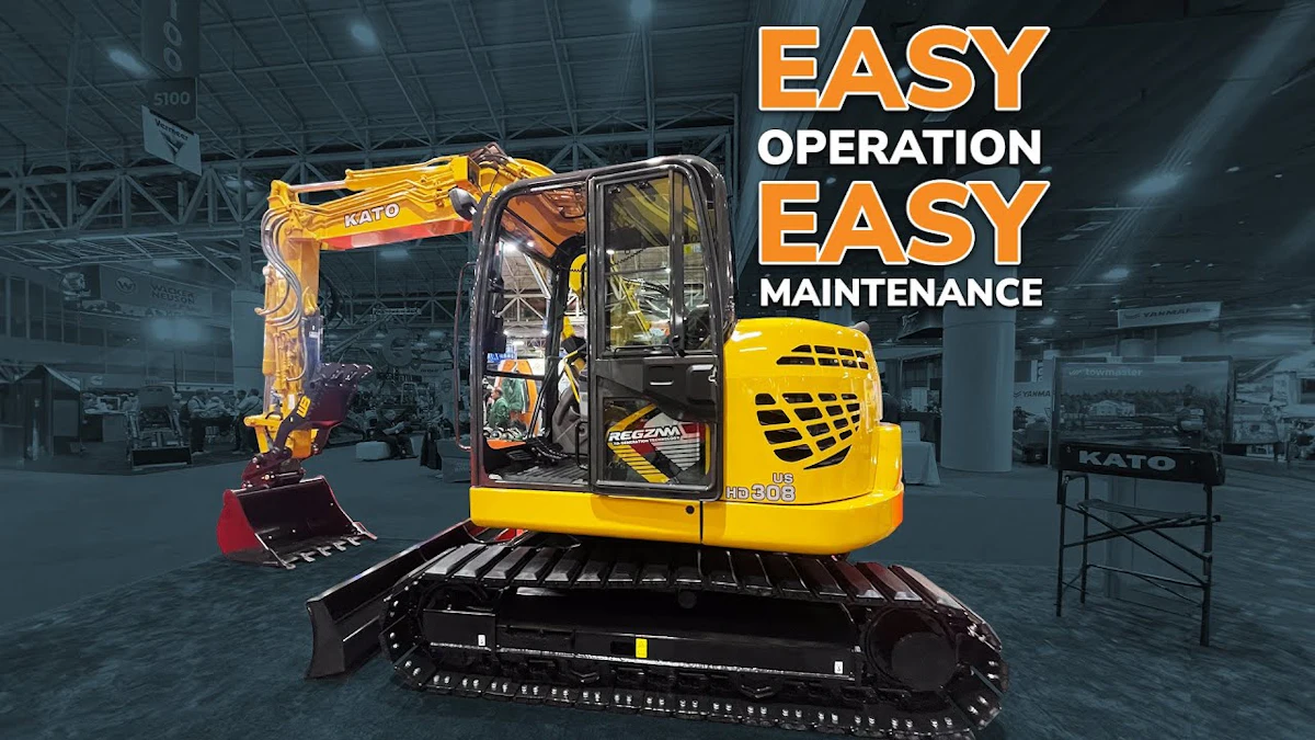 Video: Close up with Kato's CES HD308 US-7 compact excavator ...
