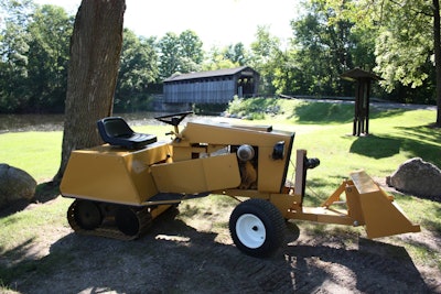 struck half trac tractor