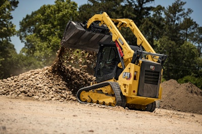 Caterpillar 259d3 compact track loader.