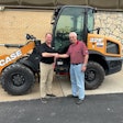 Steve Luby, president of Luby Equipment (left) and Jim Richiert, dealer principal of Potter Equipment