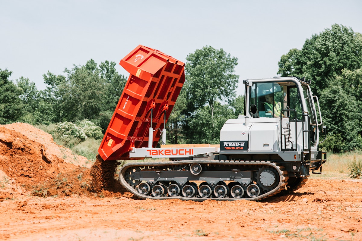 Takeuchi's TCR50-2 Crawler Dumper is Coming to North America