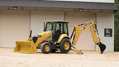 Cat 420 backhoe