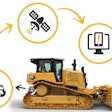 Cat Track Wear Sensor on a bulldozer