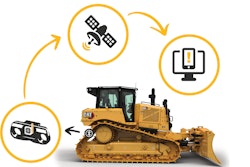 Cat Track Wear Sensor on a bulldozer