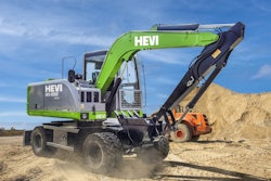 Hevi GEX-8000 electric wheeled excavator