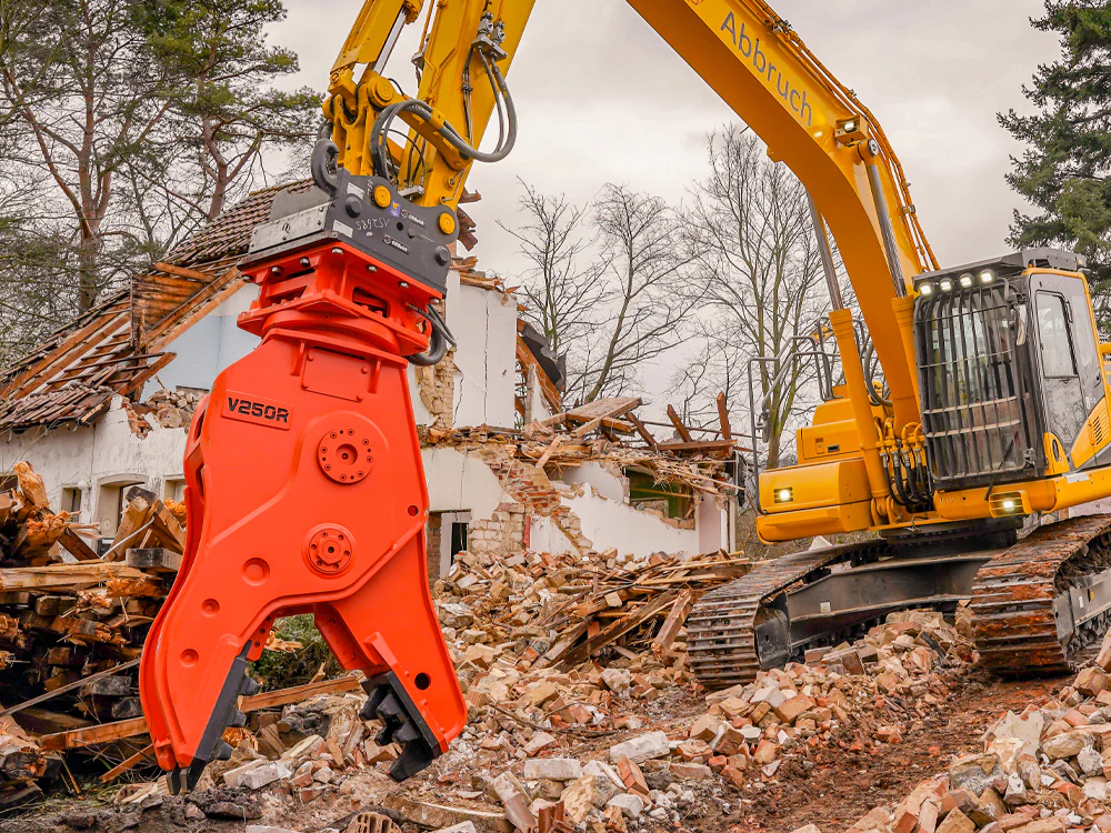 NPK's V250R excavator attachment crushes and pulverizes | Equipment World