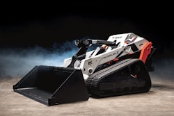 still photo Bobcat Rogue X prototype cabless autonomous compact track loader