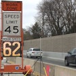 work zone speed limit monitor
