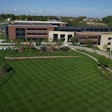aerial shot of John Deere Financial's johnston iowa campus