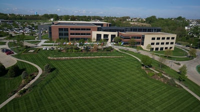 aerial shot of John Deere Financial's johnston iowa campus
