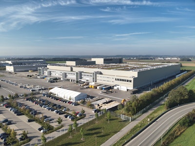 Liebherr's logistics center in Germany