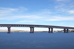 digital mockup of what the new Oregon interstate bridge might look like