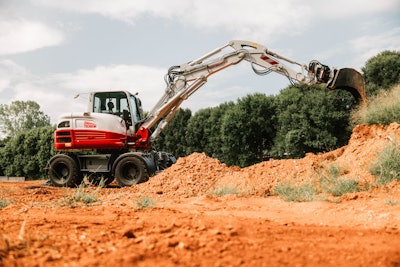 Takeuchi TB395W Wheeled Excavator