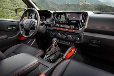 2025 Nissan Frontier interior