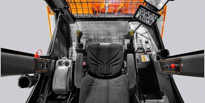 FAE PT550 Tracked Carrier cab view from overhead