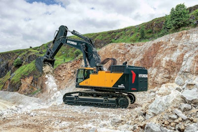 Hyundai HX1000AL crawler excavator