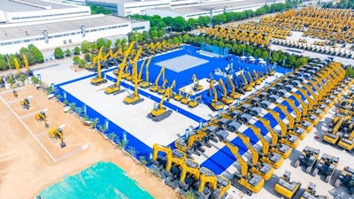 XCMG excavator factory