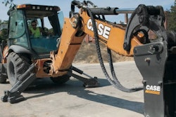operator on case construction equipment