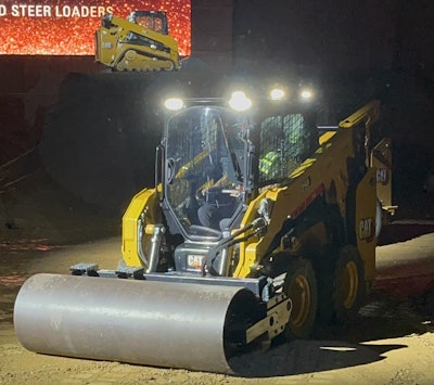 Cat 250 skid steer displayed for the first time