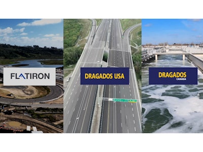 combined image of infrastructure projects Flatiron Dragados