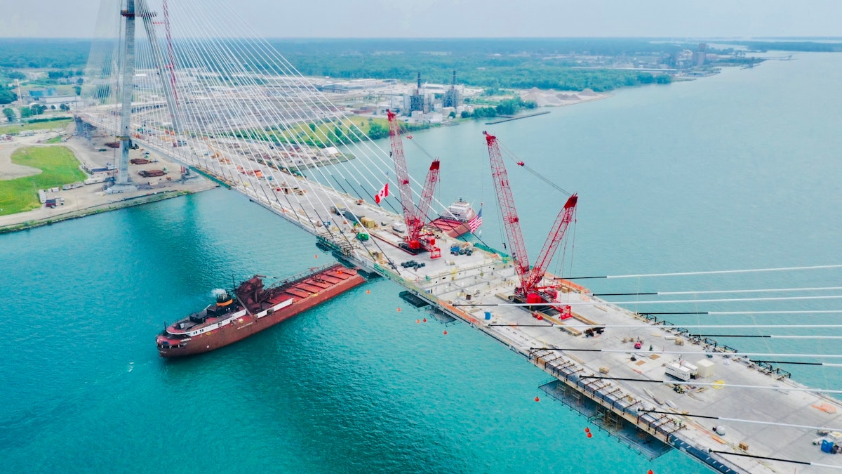 Gordie Howe International Bridge Deck Completed, Will Open in 2025 (Video)