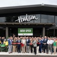 ribbon cutting at Hutson's rebuilt Mayfield store