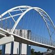 ground shot of the network-tied bridge in dallas