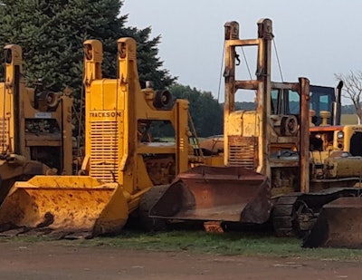 Trackson T4 Traxcavator on Cat D4 and Trackson T6 Traxcavator on Cat D6