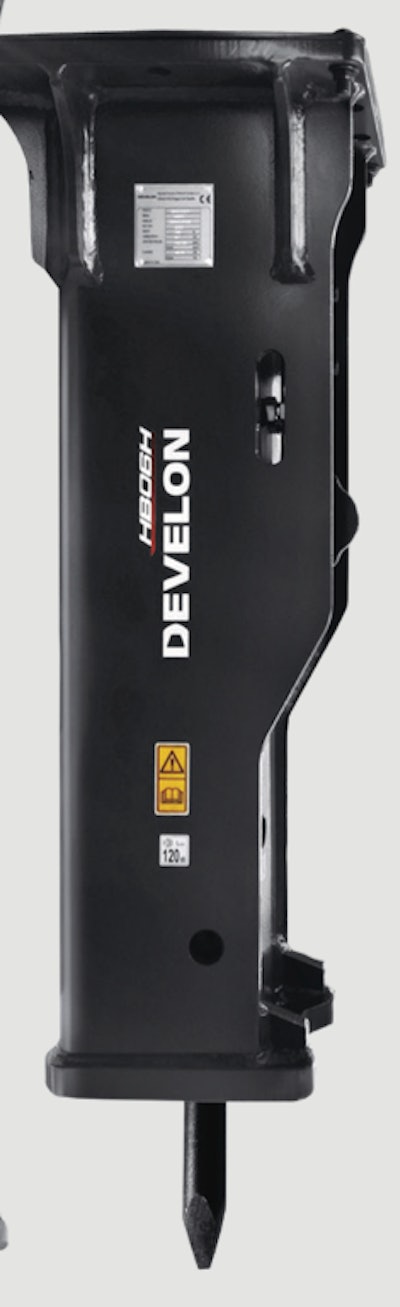 Develon HB06H hydraulic breaker compact excavators