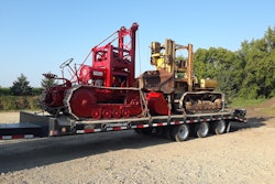 1930s International I30 Trackson Traxcavator prototype and 1940s T4 Trackson Cat Traxcavator